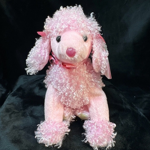 Ty Other - PINKY POO the DOG - TY PINKYS BEANIE BABY
